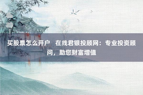 买股票怎么开户   在线君银投顾网：专业投资顾问，助您财富增值